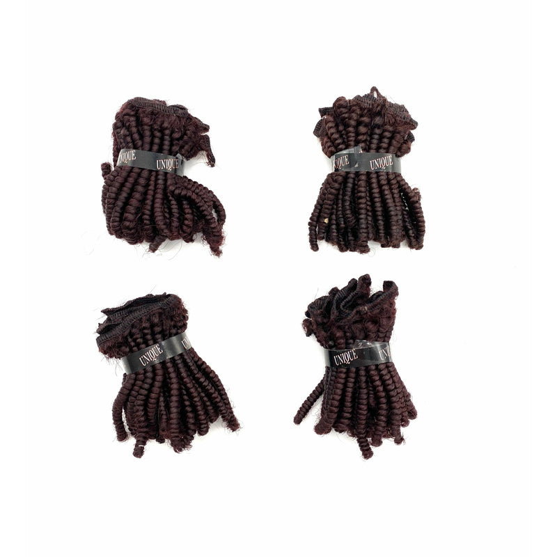 Unique Human Hair Tiny Afro 4 piece set