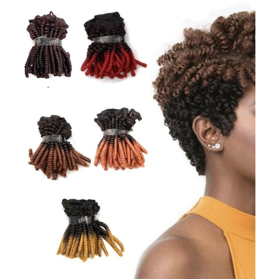 Unique Human Hair Tiny Afro 4 piece set