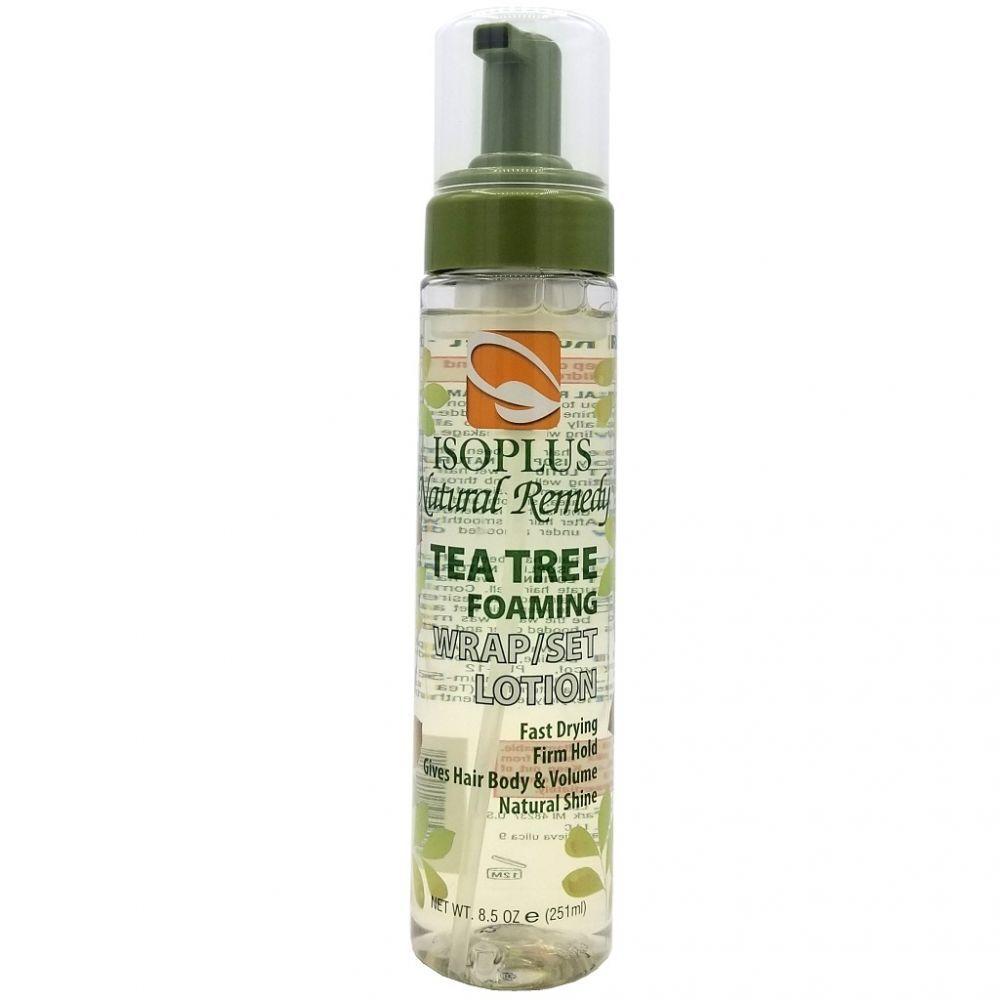 Isoplus Natural Remedy Tea Tree Foaming Wrap/Set Lotion - VIP Extensions
