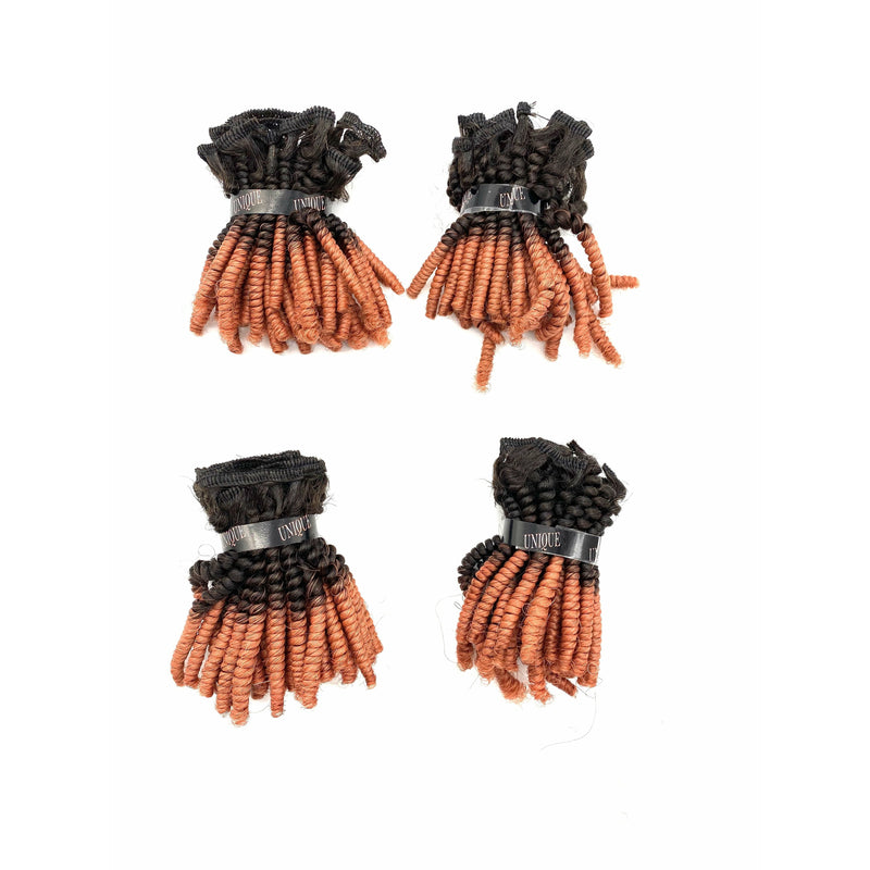 Unique Human Hair Tiny Afro 4 piece set