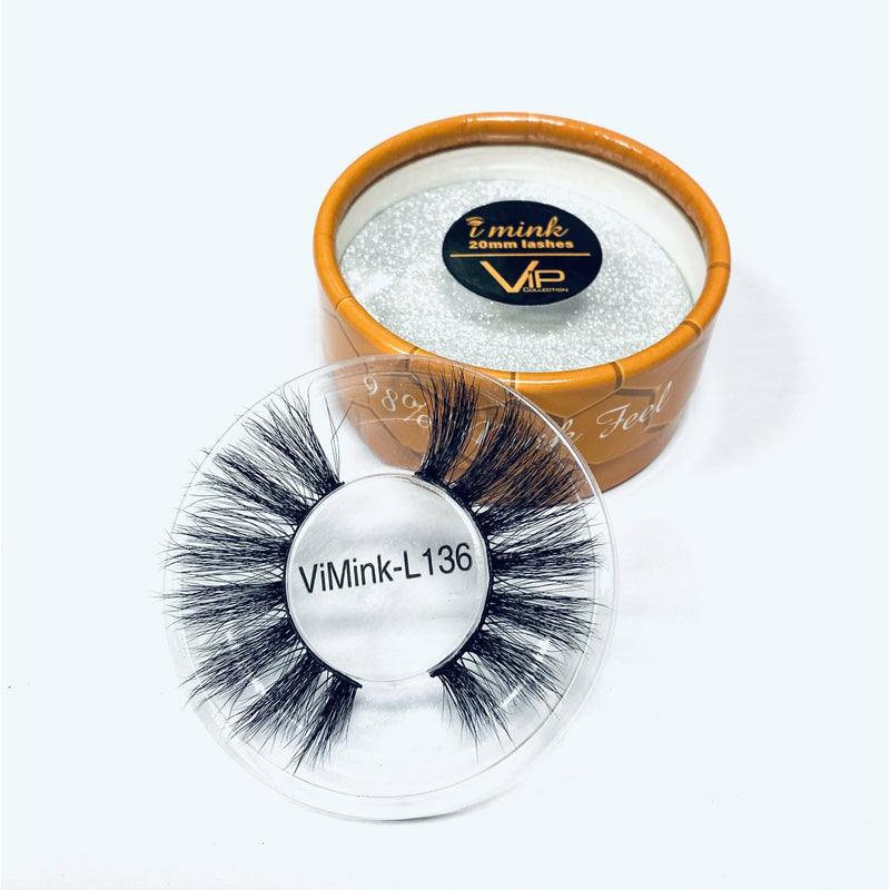 VIP iMink Strip Lashes - 98% Mink Feel - Animal Free