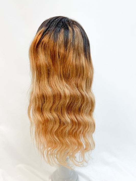 Rio Human Hair Body Wave  Front Lace Wig - Gold - VIP Extensions