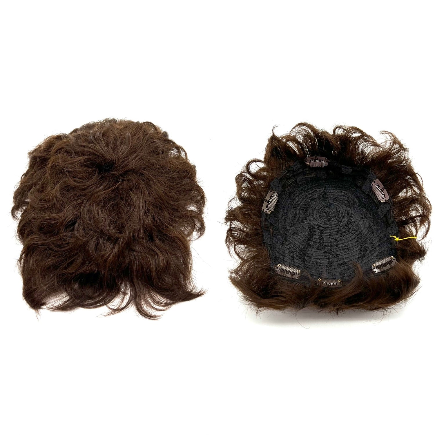 Invisible Human Hair Toppers  Clip In Crown - VIP Extensions