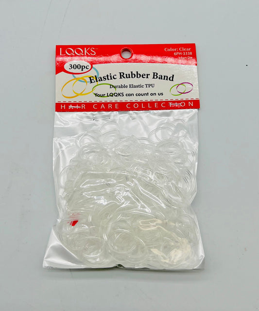 LQQKS Elastic Rubber Band 300 pcs -Clear - VIP Extensions