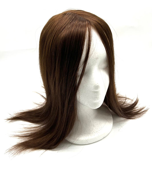 Cuticle Remy Human Hair Toppers Silk Base Women Toupee - VIP Extensions
