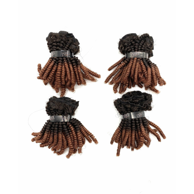 Unique Human Hair Tiny Afro 4 piece set