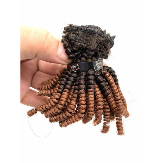 Unique Human Hair Tiny Afro 4 piece set