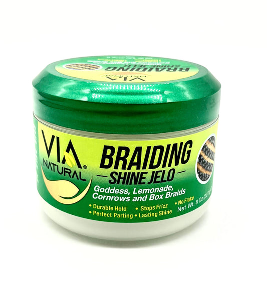 Via Natural Braiding Shine Jelo Gel 8oz - VIP Extensions