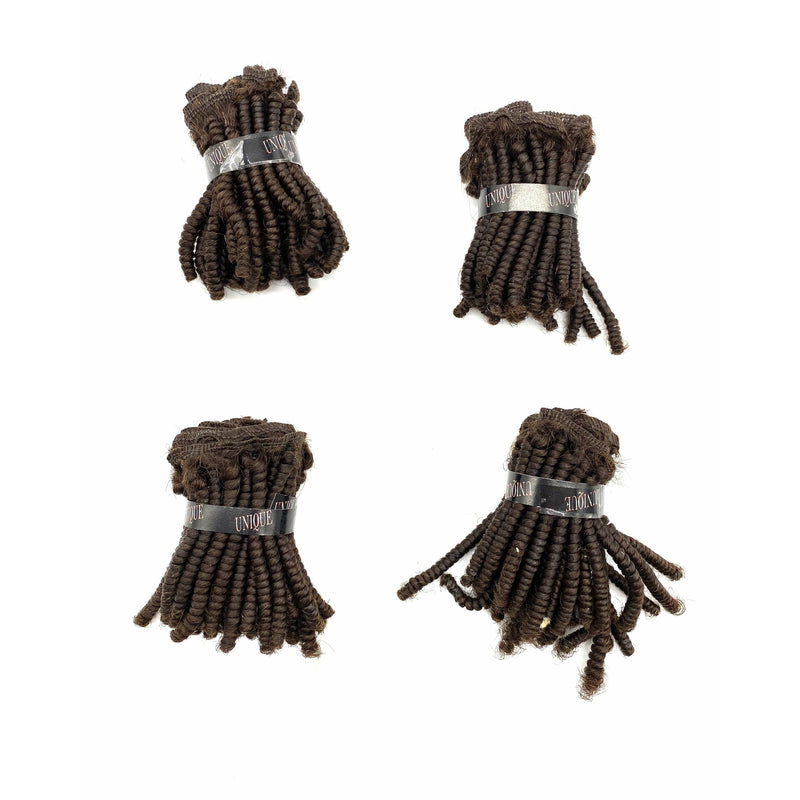 Unique Human Hair Tiny Afro 4 piece set