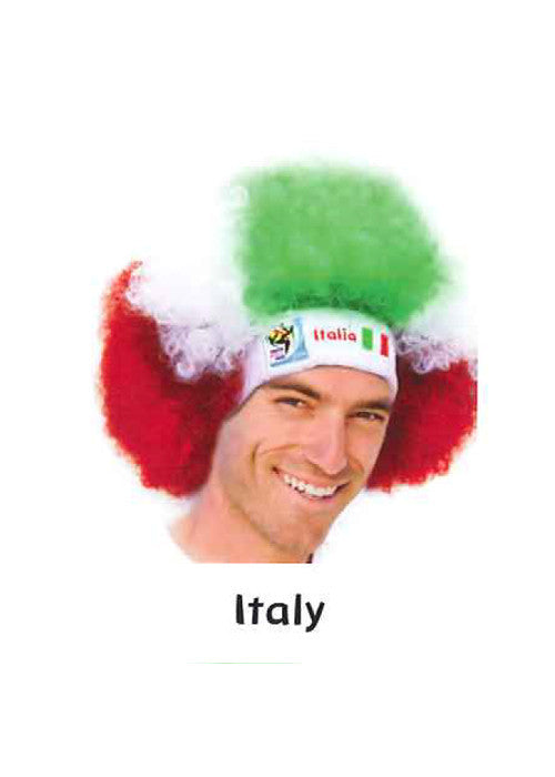 2010 Official Fifa Soccer Afro Wig - Hair and Accessories Inc