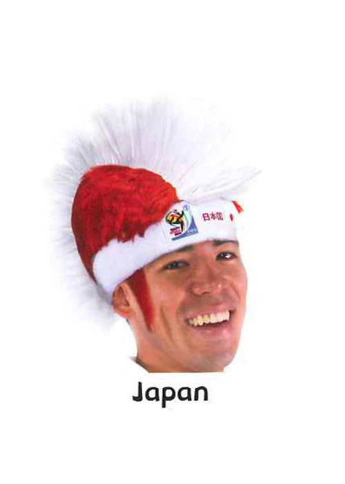 2010 Official FIFA Soccer Mohawk Wig - Hair and Accessories Inc