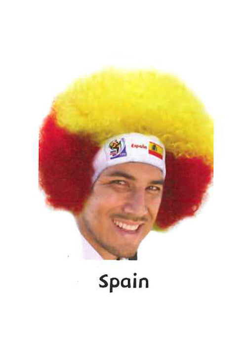 2010 Official Fifa Soccer Afro Wig - Hair and Accessories Inc