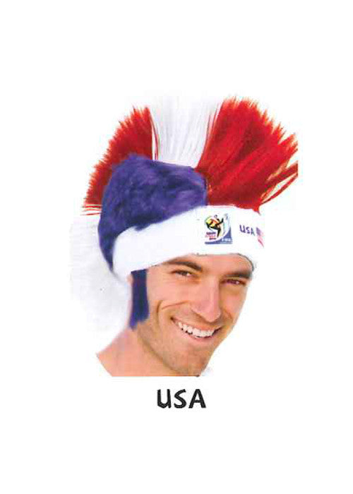 2010 Official FIFA Soccer Mohawk Wig - Hair and Accessories Inc