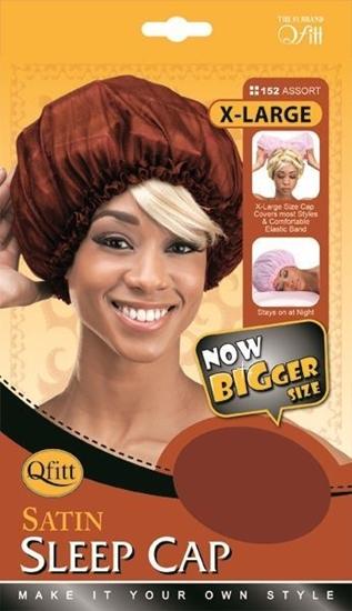 Qfitt X-Large Satin Sleep Cap - VIP Extensions